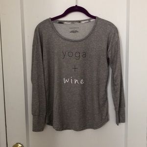 Danskin “yoga and wine” pj set